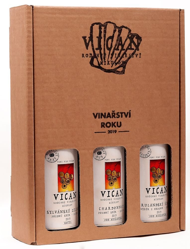 VICAN Box Vinařství roku 2019 - Výběr vinaře Tomáše Vicana 3×0