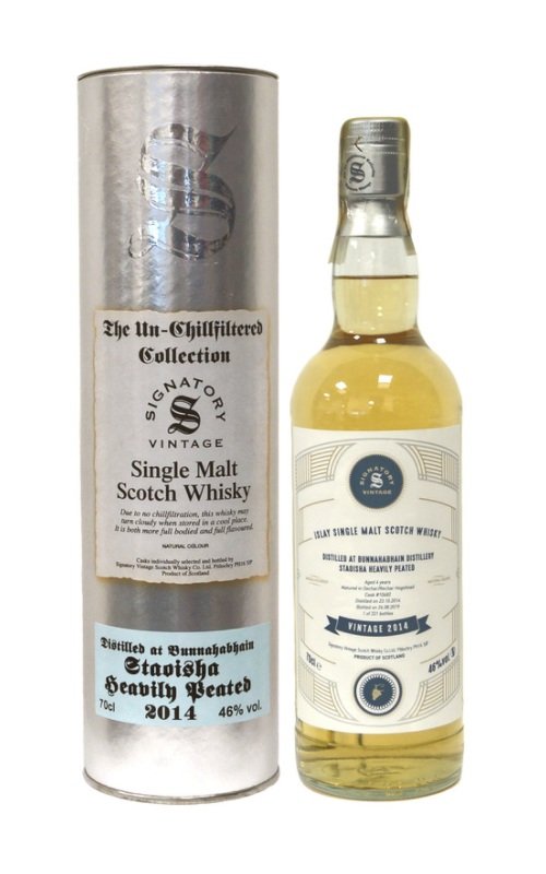 Signatory Bunnahabhain Staoisha Vintage 2014 0