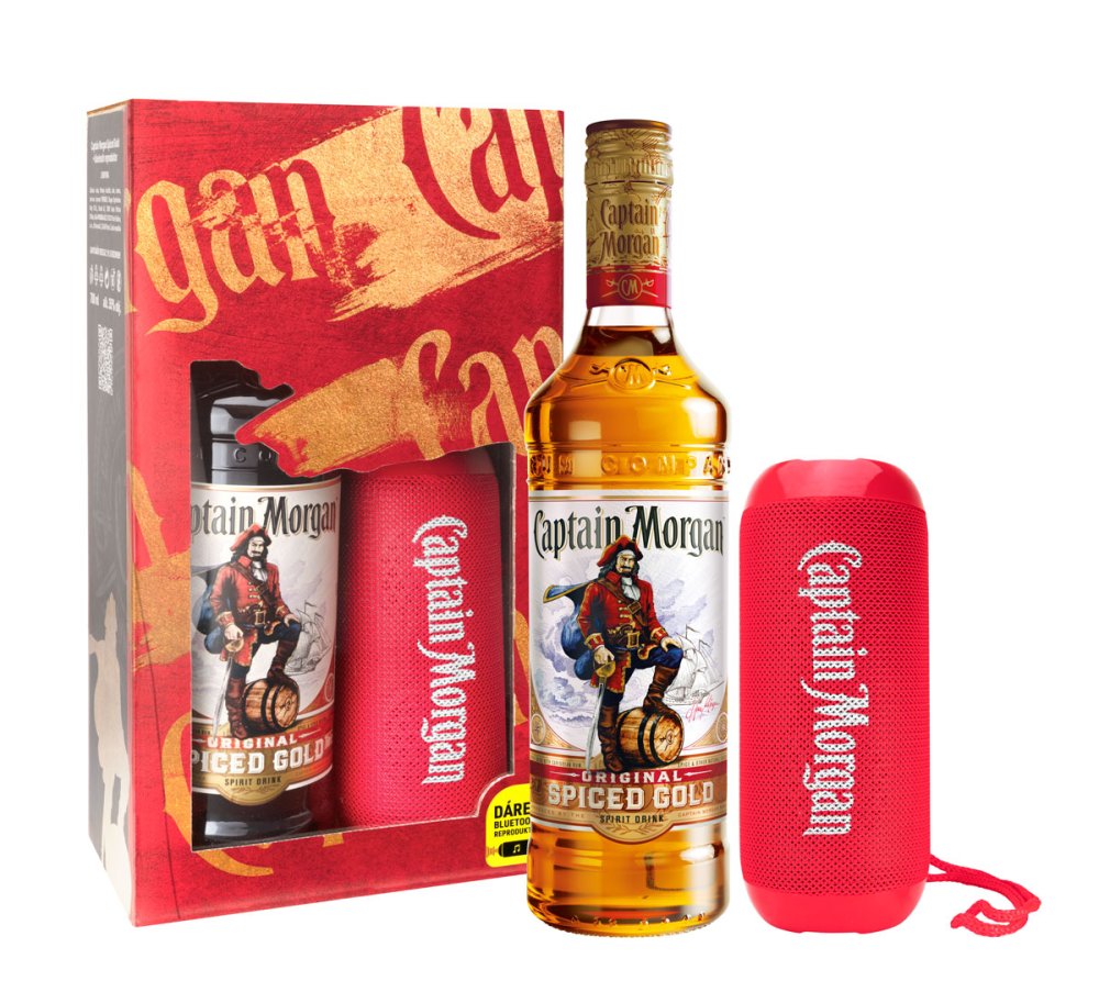 Captain Morgan Original Spiced Gold + Reproduktor 0