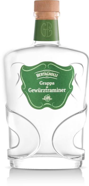 Grappa Gewürztraminer Bertagnolli Trentino Bianca 0