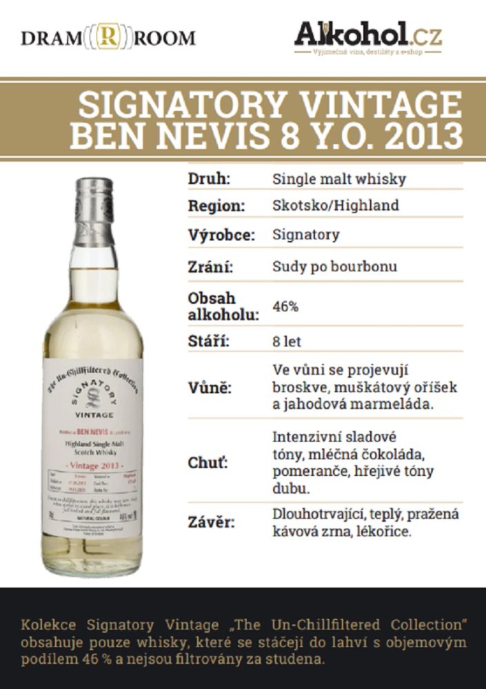 Signatory Vintage Ben Nevis 2013 8y 0