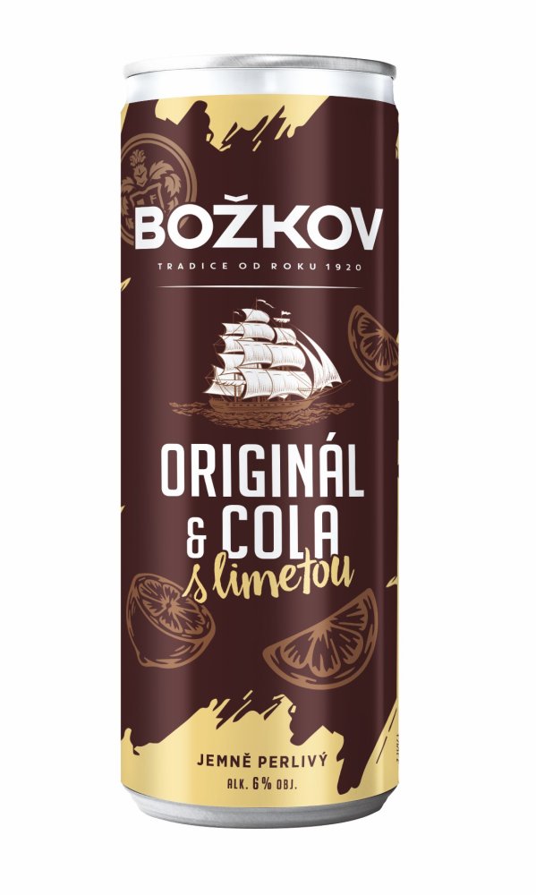 Božkov Originál & Cola s limetkou RTD 0