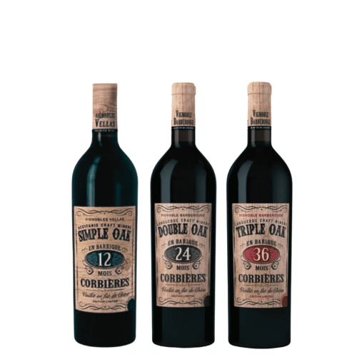 Vignobles Vellas Corbières Oak BOX 3×0