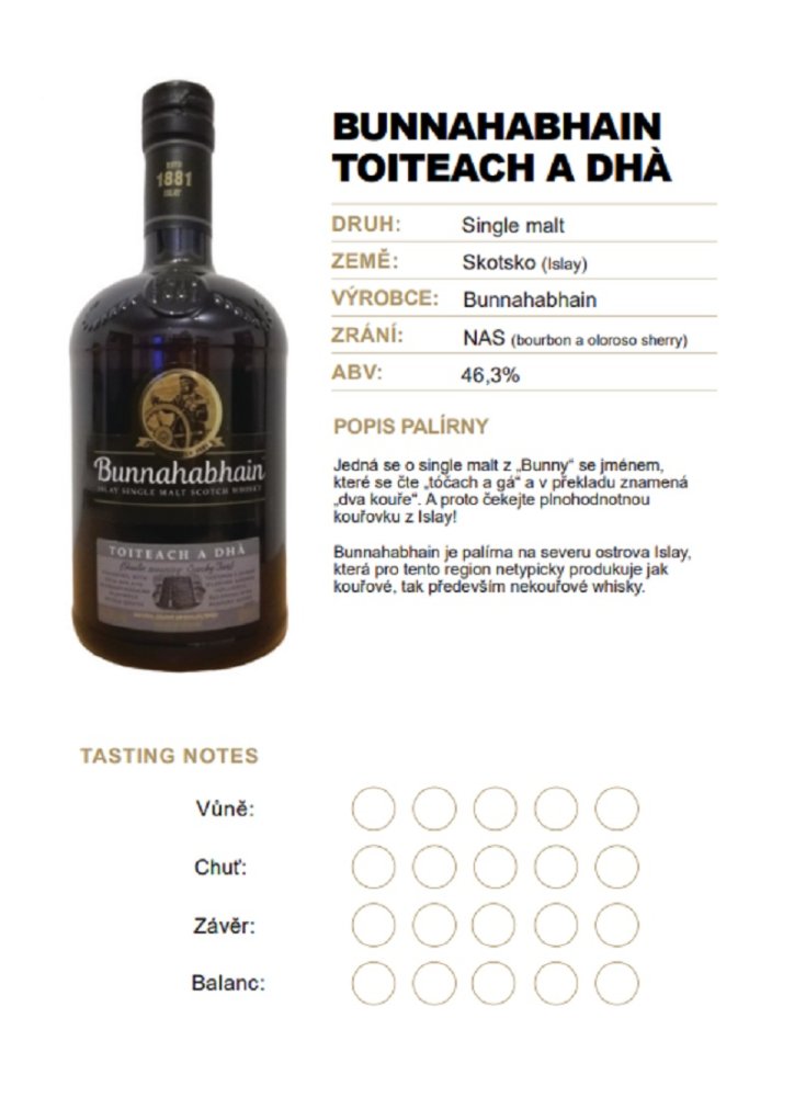 Bunnahabhain Toiteach A Dhà 0