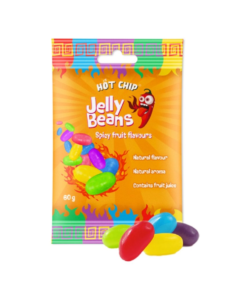 Jelly Beans Spicy Fruit Flavours 60g