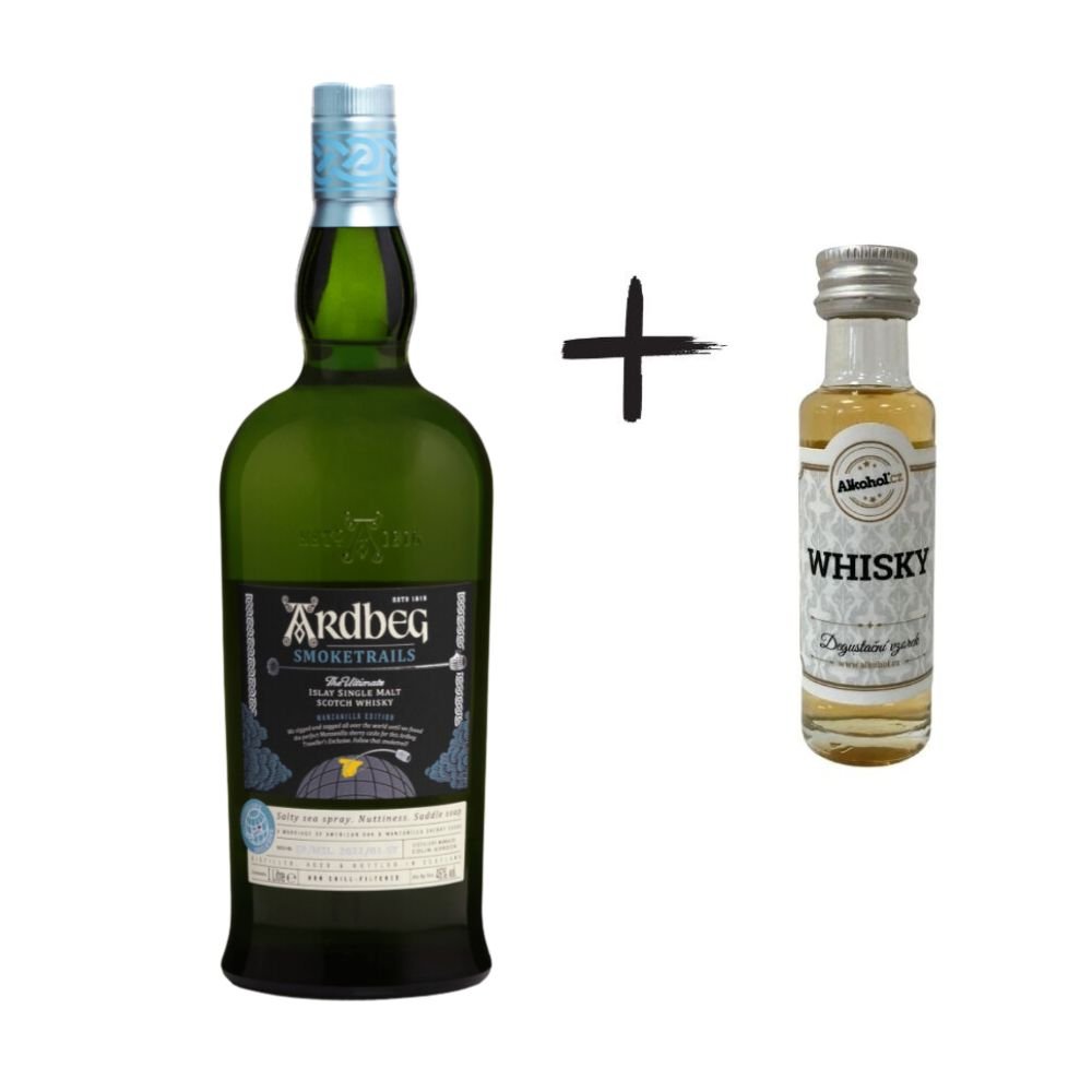 Ardbeg Smoketrails Manzanilla Edition 1l 46% L.E. + minatura