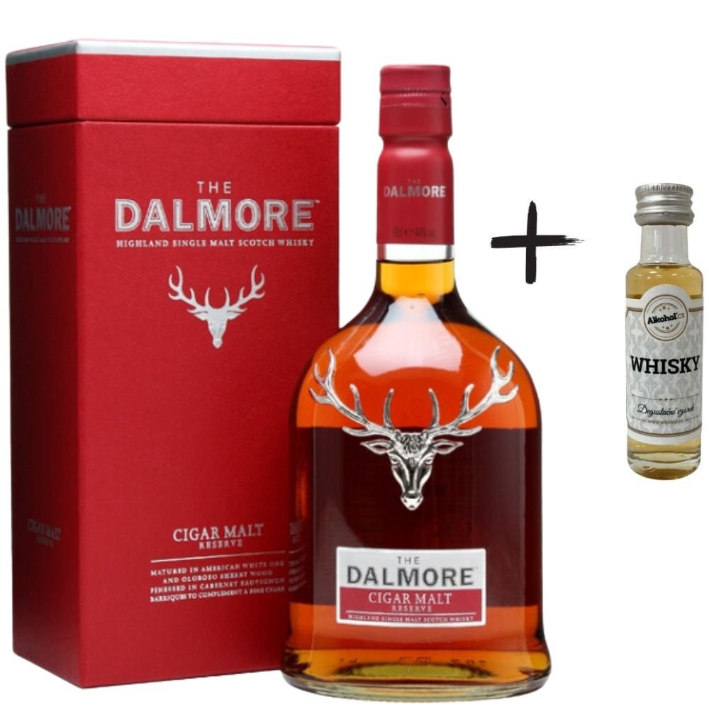 Dalmore Cigar Malt 1l 44% + miniatura