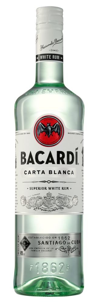 Bacardi Carta Blanca 1l 37