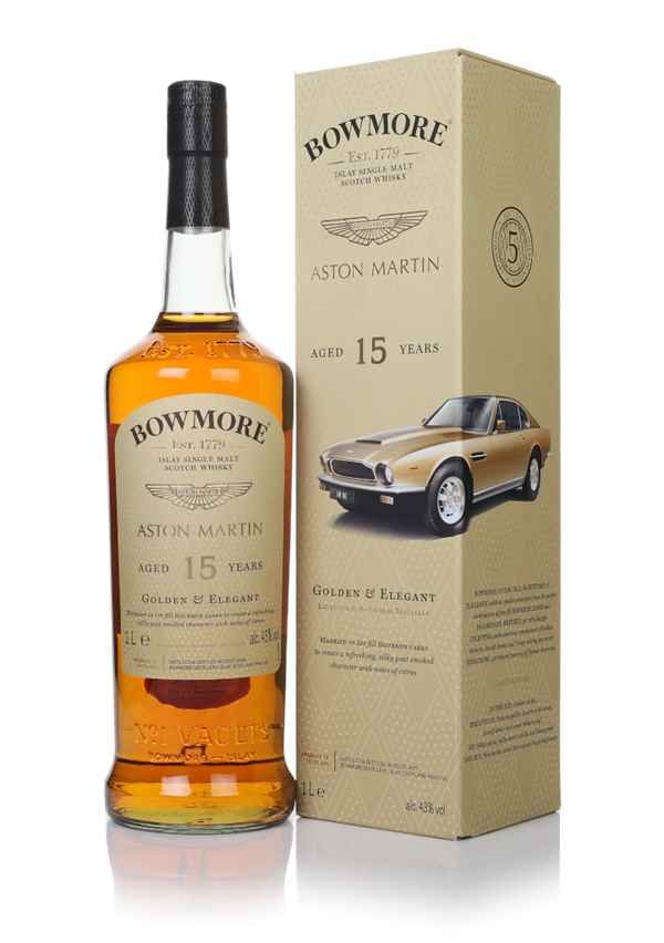 Bowmore Aston Martin Golden & Elegant 15y 1l 43% GB L.E.