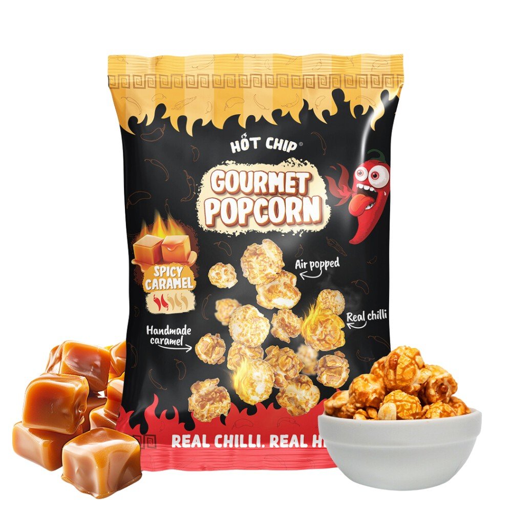 HOT-CHIP Popcorn Spicy Caramel 120g